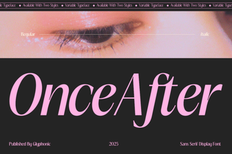 Once After Font: Creative Typography for Design Projects