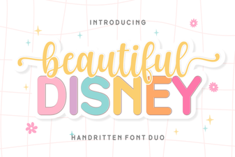Beautiful Disney Duo Font for Creative Projects
