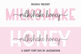 Milkshakehoney Font: Playful & Versatile Design Tool